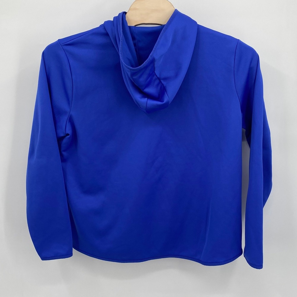 Under Armour Mens Blue Hoodie Sweatshirt Loose Fit 2XL Athletic Performance - Picture 2 of 9